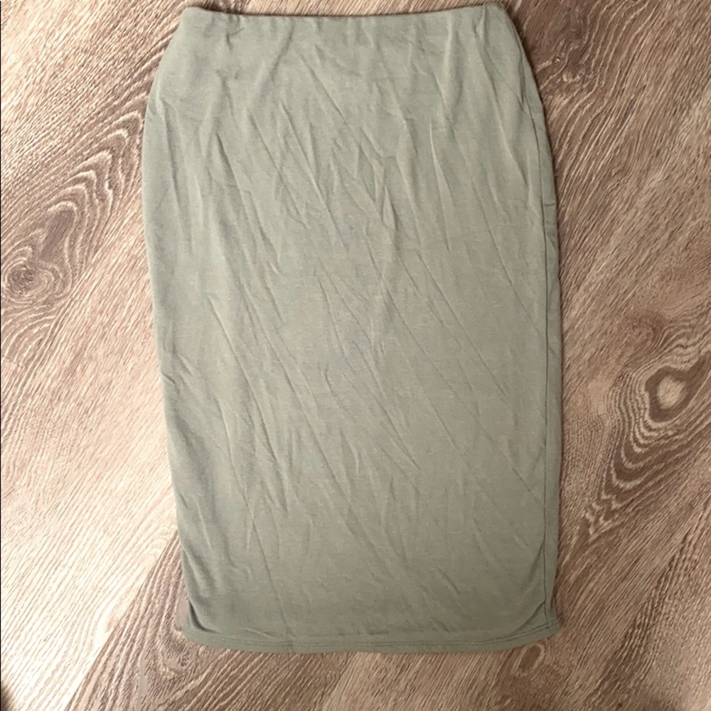 High waisted cute stretchy skinny skirt S